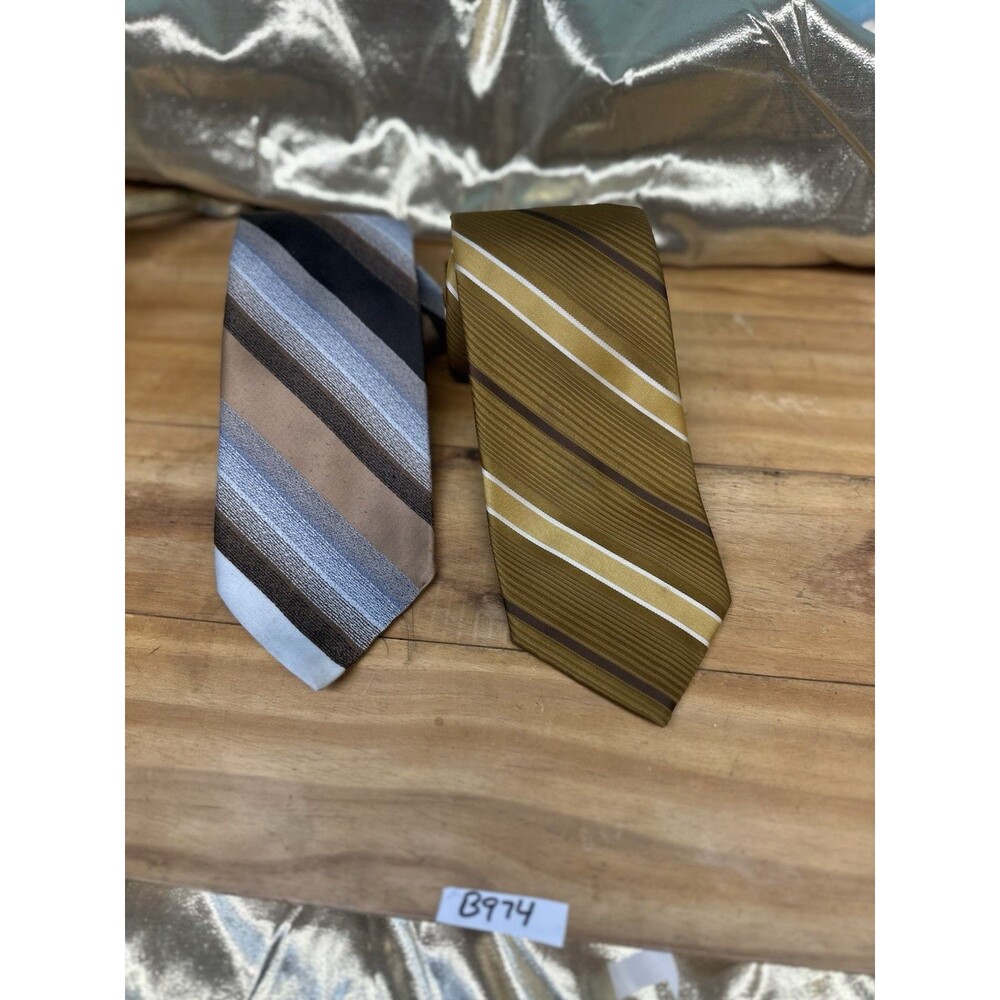 Wemlon By Wembley Vintage And Wembley  Striped Ties Lot Of 2
